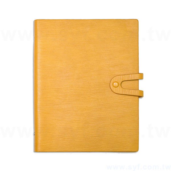 現代木紋工商日誌-包扣式活頁筆記本-可訂製內頁及客製化加印LOGO-6289-1
